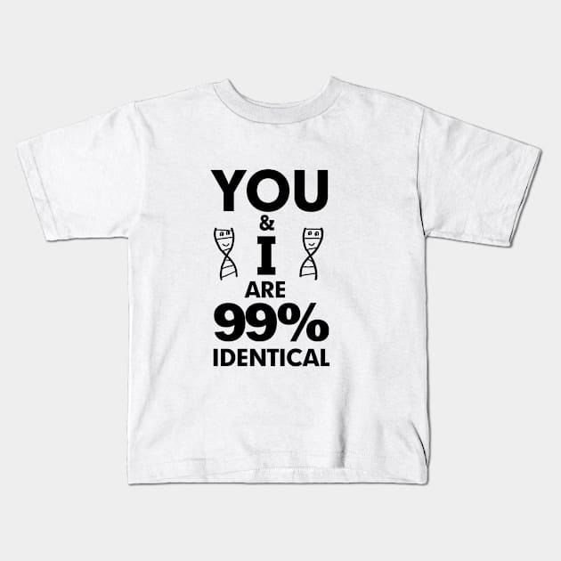 99% Identical Light T shirts Kids T-Shirt by hereticwear